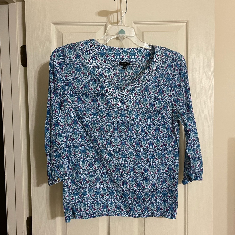 Talbots Floral Shirt - Size Large
